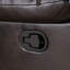 Fauteuil inclinable manuel en cuir végétalien souple de 38 po de largeur (ensemble de 2)-772799309