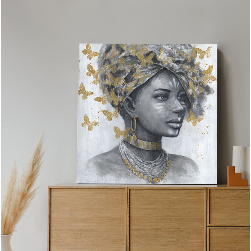 Portrait - Wrapped Canvas Painting