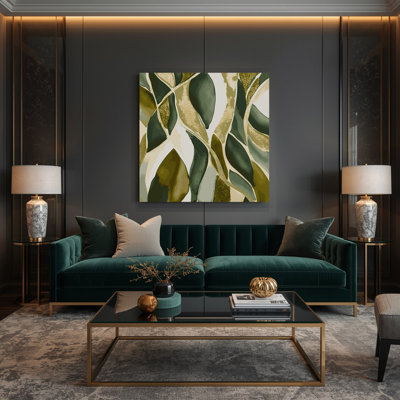Abstrait aquarelle, art mural beige sur toile 94