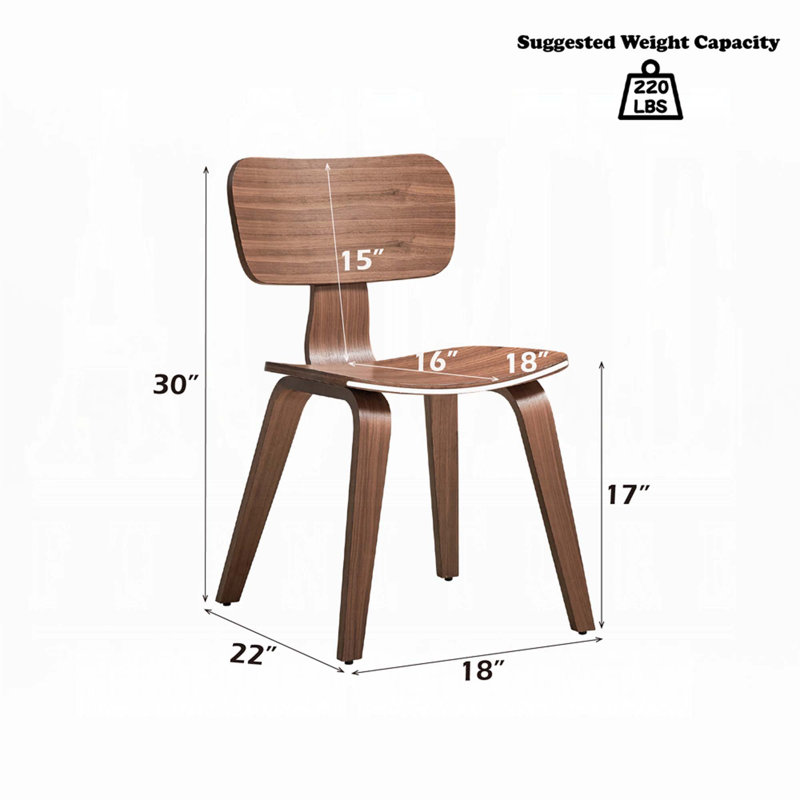 Ensemble de 2 chaises d'appoint