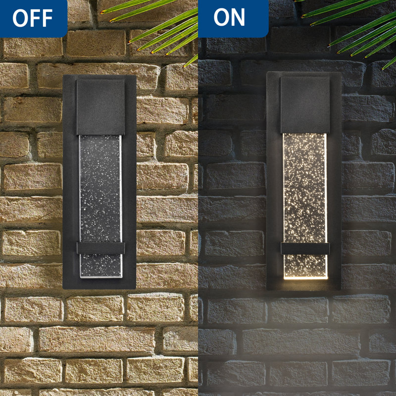 Luminaires muraux d'extérieur à DEL noir