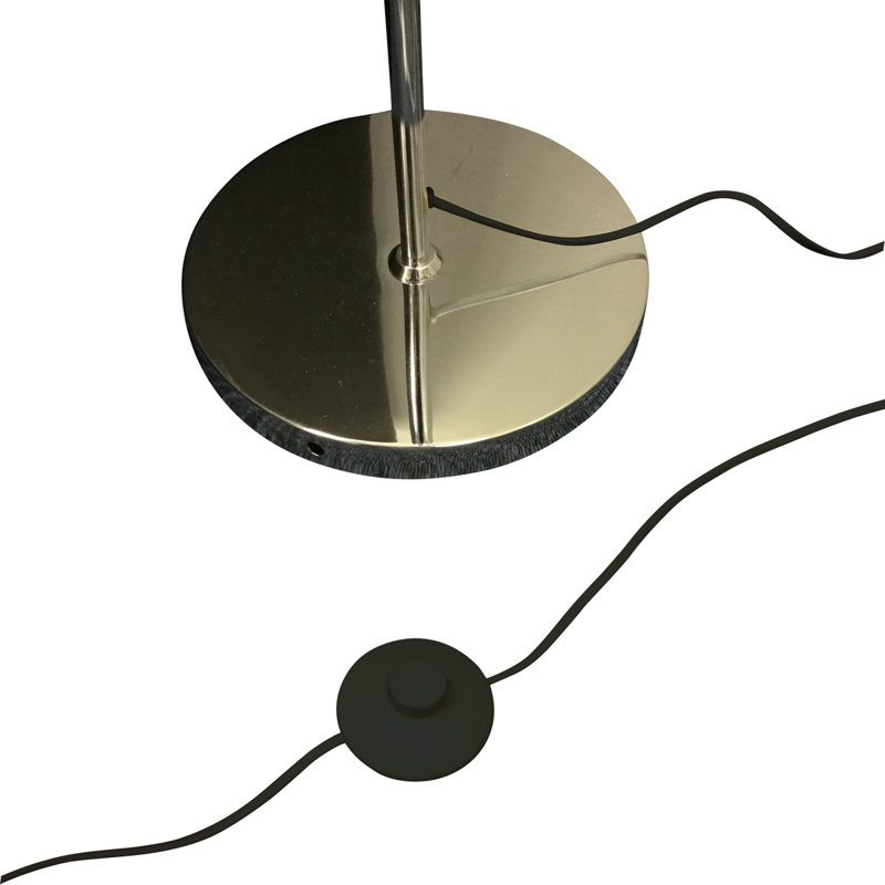 Pagan 153cm Traditional Floor Lamp, Chrome