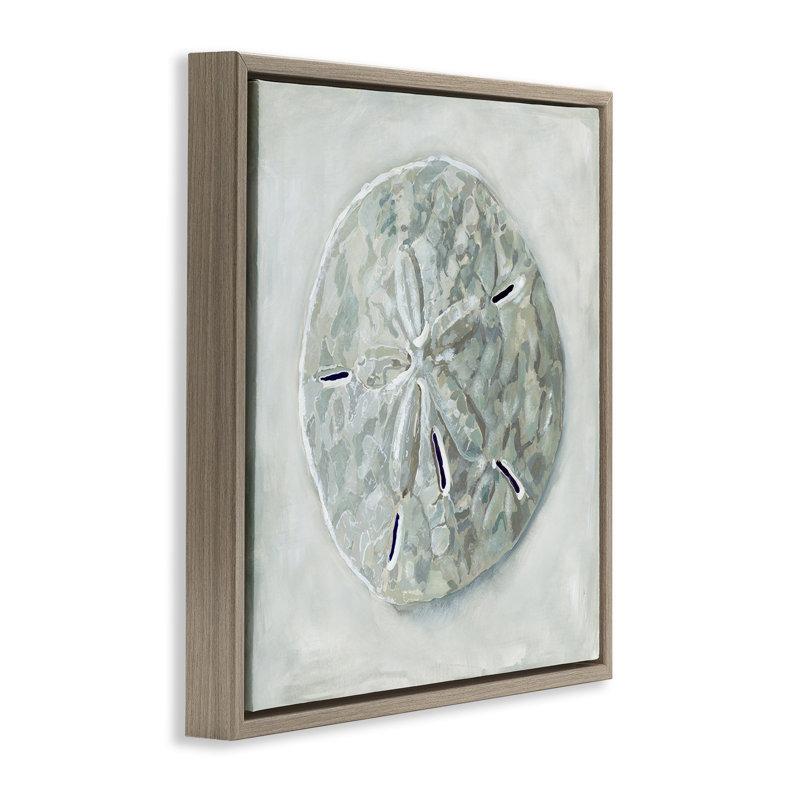 Coquillage gris, Cadre flottant orme Montalcino, H 25 po x l 25 po