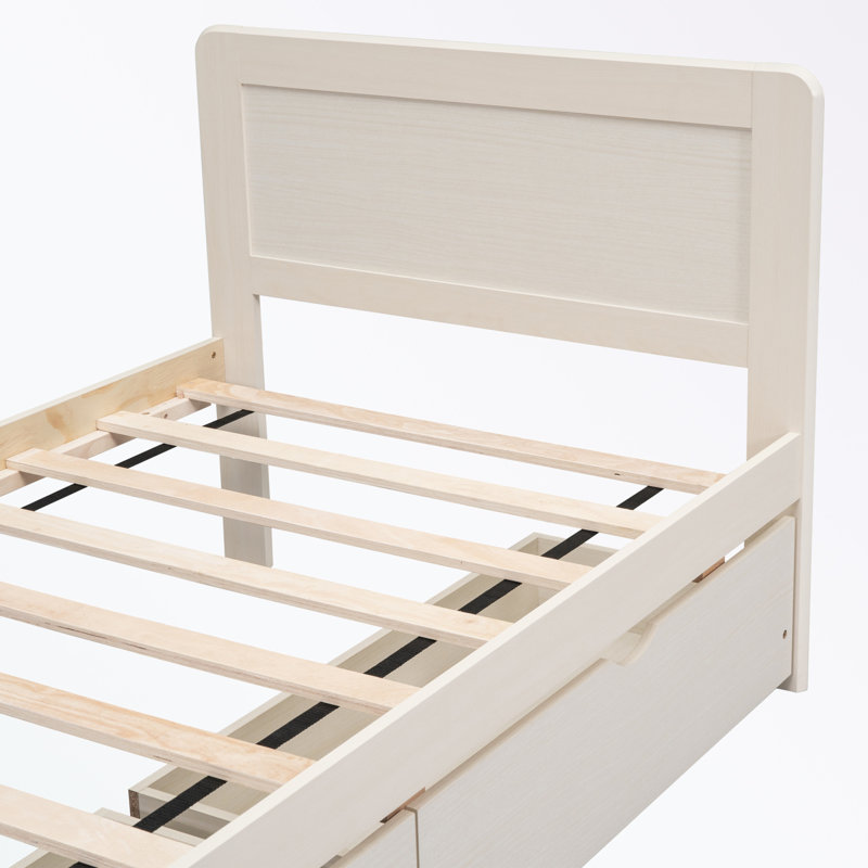 Celinda Storage Bed, White Washed