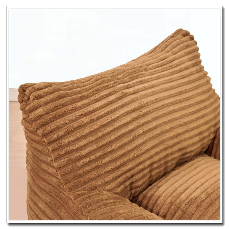 Bean Bag Chair, Oversized Comfy Beanbag, Brown