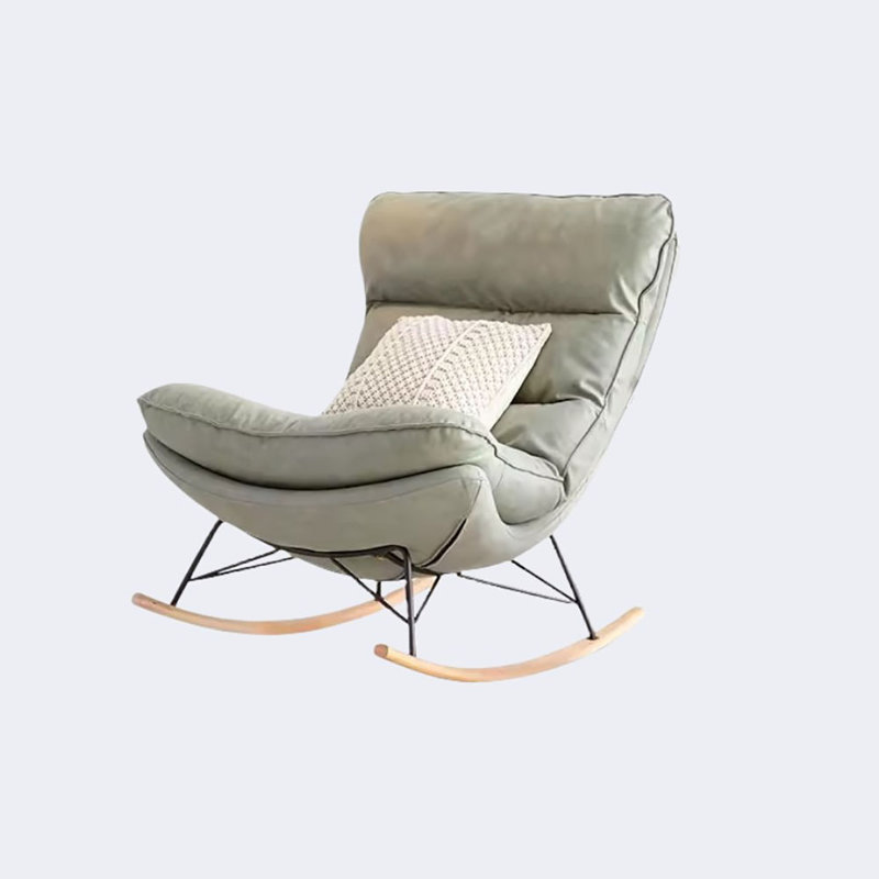 Fauteuil à bascule Nordic, Vert