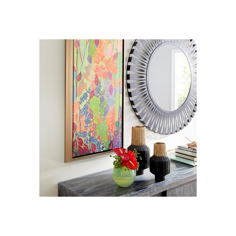 Allumage Metal Table Vase, 10.25" H x 6" W x 6" D