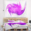 Tapisserie abstrait abstrait à motif fractal mauve-28495514