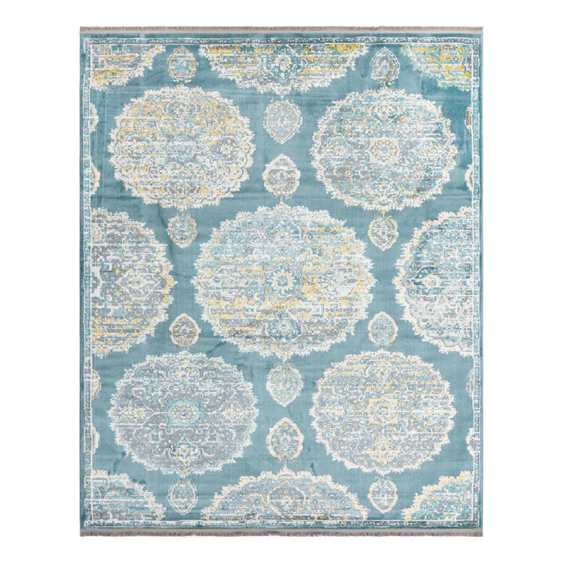 Paragon Floral Indoor Rug, Rectangle 8'2" x 10'