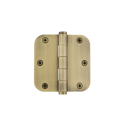 3.5'' x 3.5'' Brass Butt Bearing Hinge