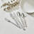 JONAH Sand Finish 20 Pieces Flatware Set
