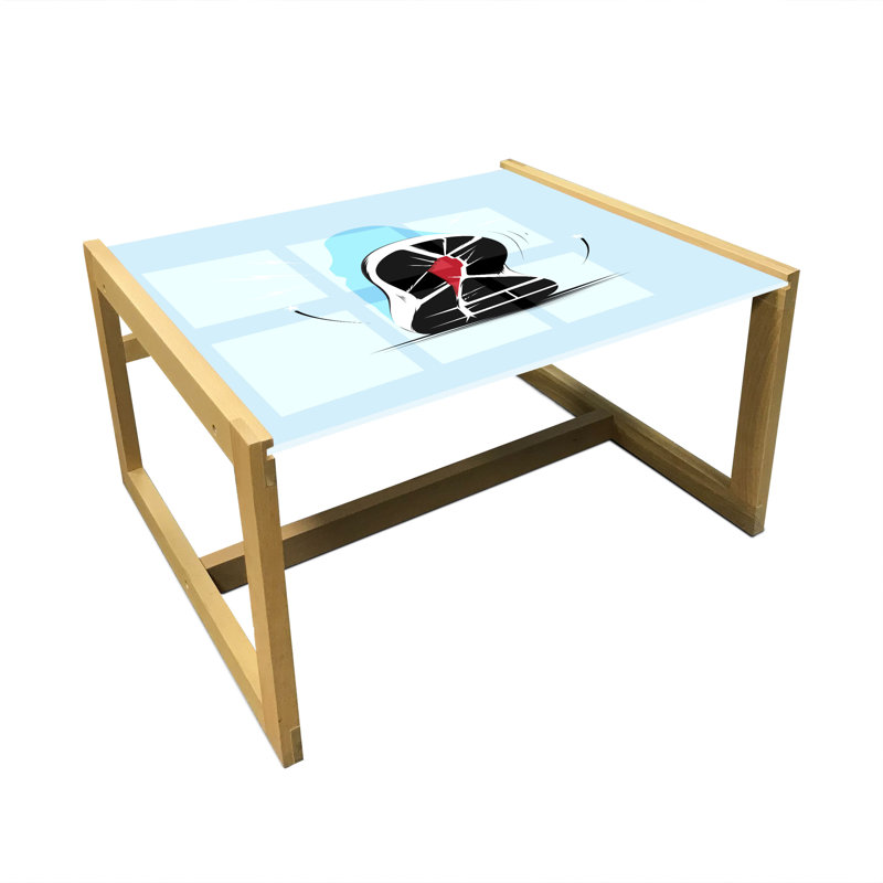 Table basse East Urban Home, H 15,75 po x L 29,13 po x l 24,4 po