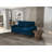 Merissa 58'' Velvet Square Arm Sofa Loveseat-2096842165