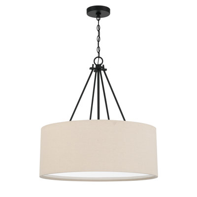 Luminaire suspendu tambour 3 lumières