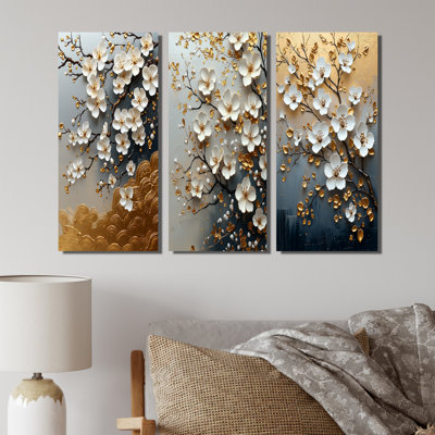 Bonzai Blossom Branch I - Collection d'art mural Cherry Blossom
