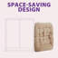 Chaise pliante empilable rembourrée en similicuir R Peace-1585555743