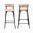 Woven Bar Stools with Back Set of 2-1663645553