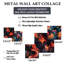 Creger - ensemble d'art mural floral de 5