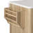 Rolling Kitchen Island With Faux Marble Top Drop Leaf-1893876467
