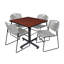 Nicklas square break room table, 4 Zeng stacking chairs-131450073-32668297-32668296