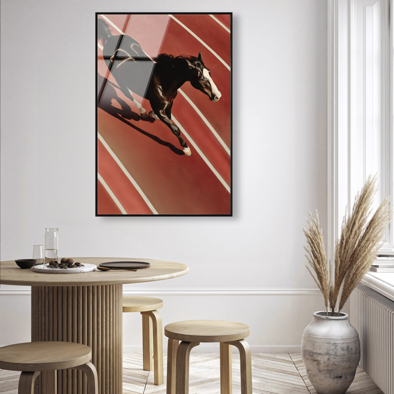 Velocity Vector Print, 37"H x 25"W, Black Floater Frame
