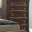Commode 5 tiroirs en acajou traditionnel