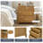 Kennedy 24" Solid Wood 3-Drawer Nightstand In Natural Oak