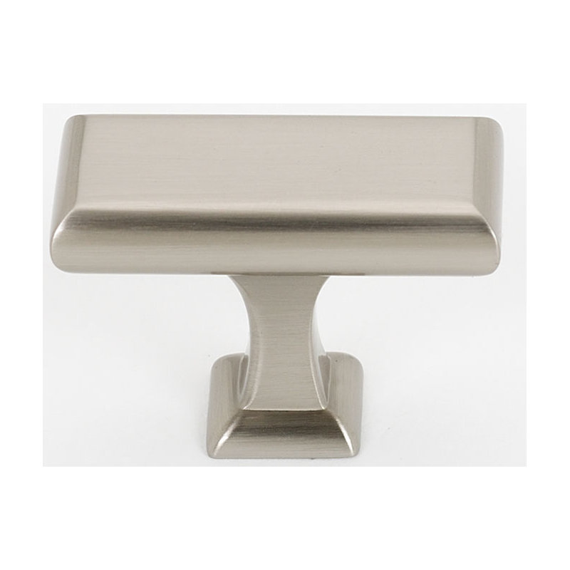Poignée rectangulaire Manhattan, Nickel satiné