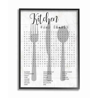 « cuisine word look fun family word design » par daphné polselli, impression