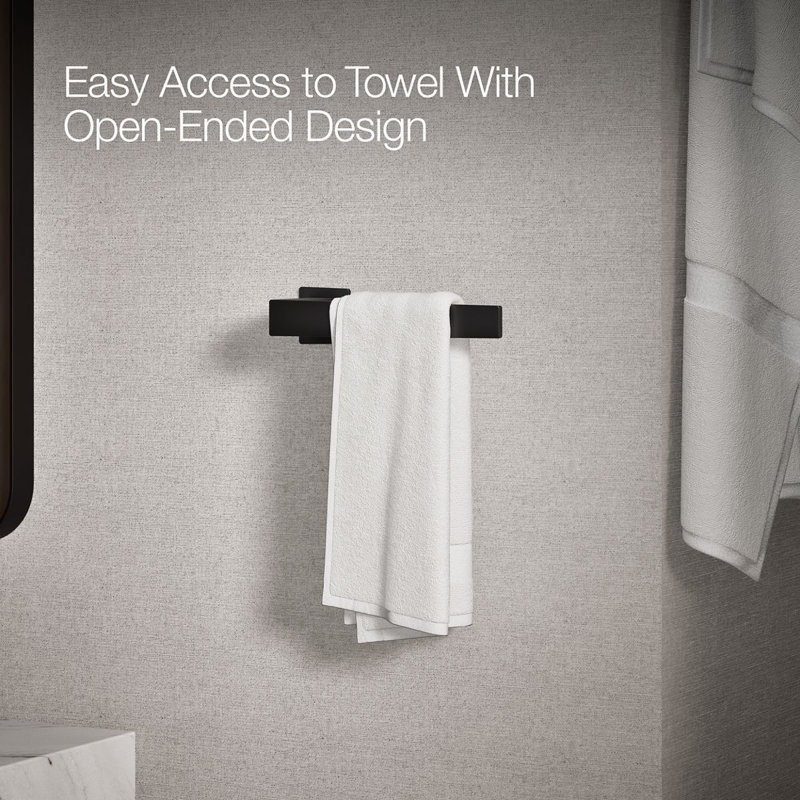 Towel Arm, Matte Black