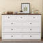 Commode lit escamotable en pin massif avec station de charge et grand tiroir de rangement, grand-1684747770