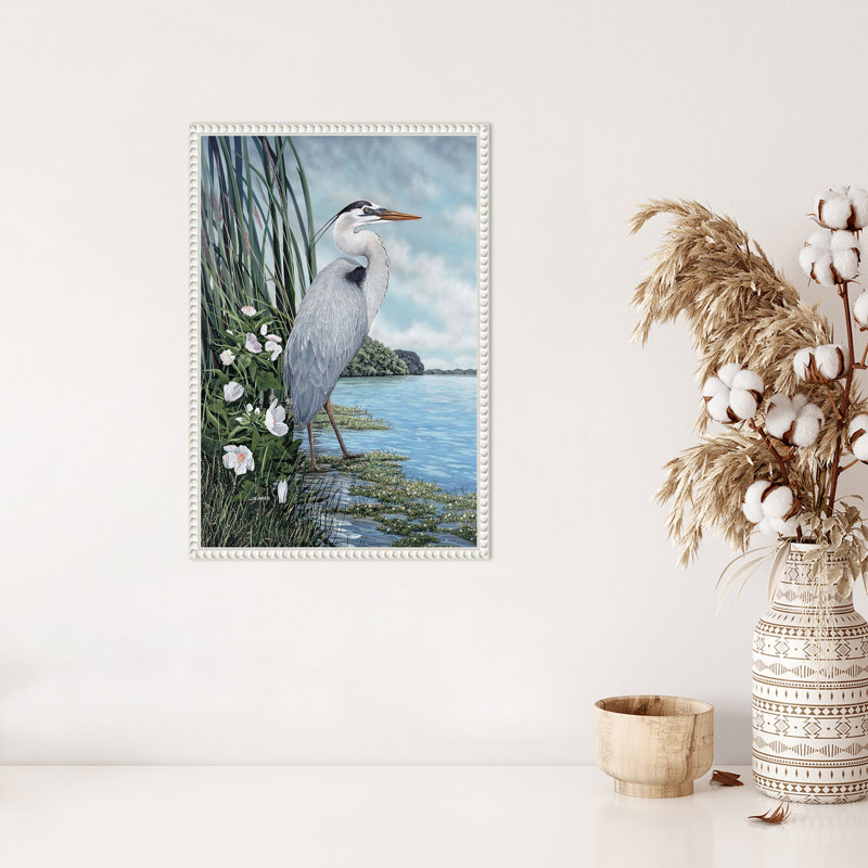 «James Blue Great Heron» par James Harris, H 23 po x l 16 po x P 2 po
