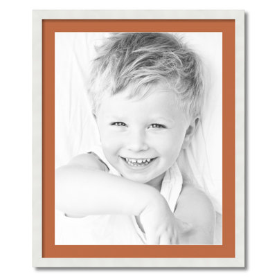 Wood Matte Picture Frame with Mat