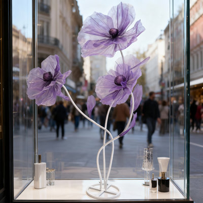 Giant Flowers for Decoration,3-Head Fake Flowers Artificial Silk Flower,Wedding Reception Essential Decoration,Party Banquet Background Decor,Home Decor