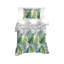 Ensemble de housse de couette 100% coton vert / blanc / gris Janna-1157251922-1157251930
