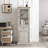 Elegant Storage Solution Mdf + Glass Modern Versatile Home & Office