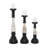 Turned Style Pillar Decorative Candle Holder with Accents Set-930451976