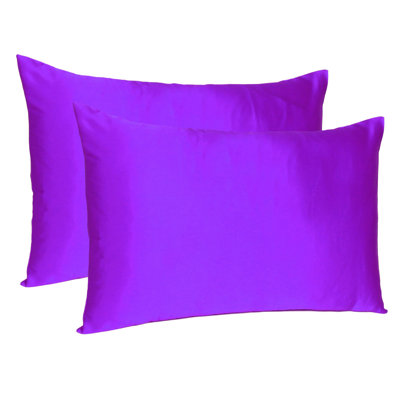 Taie d'oreiller en satin 