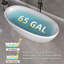 Baignoire de trempage autoportante 59 po x 29,5 po