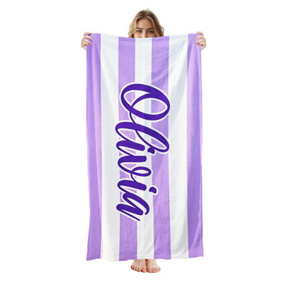  Personalized Beach Towel with Name, Custom Microfiber Bath Towel 30*60 inches,Mermaid scale custom
