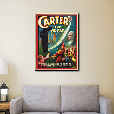 Art mural rétro 1926 Carter Witchcraft Magic