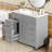 36"Bathroom Vanity with Ceramic Sink-733099964