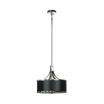 Luminaire suspendu cylindrique à 3 lumières