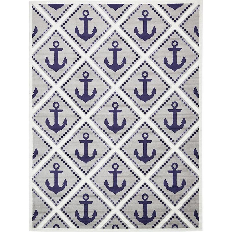 Tapis gris / noir Sparacino, Rectangle 9 pi x 12 pi