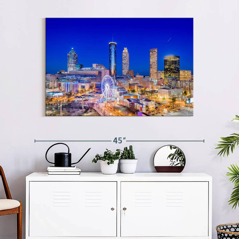 Kavia Spectacular Atlanta Night, H 26 po x l 39 po