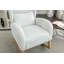 Chaise berçante rembourrée en tissu Teha Teddy-34025546