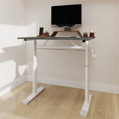 Adjustable Study Desk For Kids & Adults – Height-Adjustable, Multi-Purpose Home/Office Desk, Compact Design