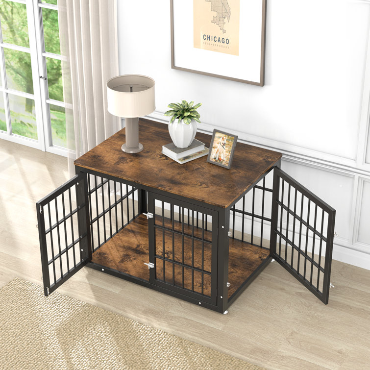 Tucker Murphy Pet™ 55 Dog Crate Tv Stand Furniture Style Coffee Bar  Cabinet End Table & Reviews