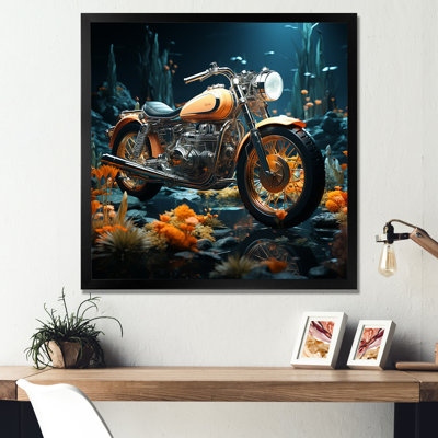 «Rustic Motocyle Bike Memory» sur toile