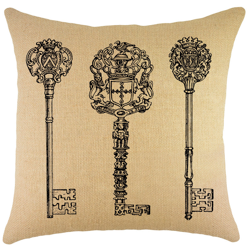 Jute / Sisal Reversible Throw Pillow